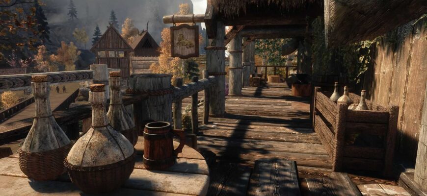 В Skyrim появилась своя винодельня и производство вина